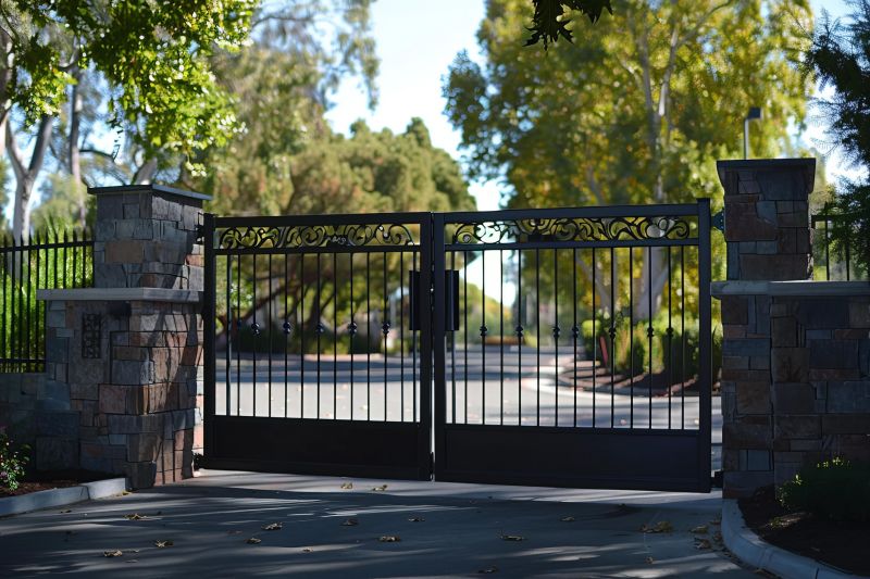 Wrought Iron Gate Installation detail
